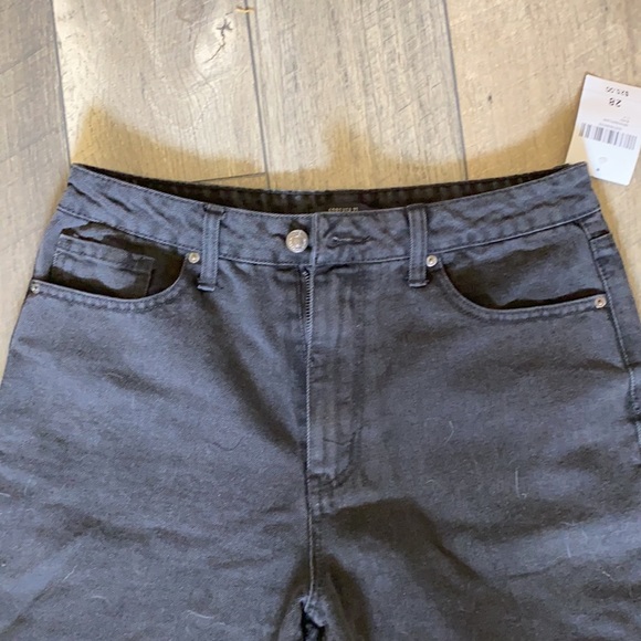 Forever 21 black long denim pants - Picture 3 of 4